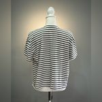 B/W Les Amis Striped Wide Fit Tee Size L EUC White Size L Photo 1