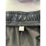 Black Shiny Shorts Women's Large Elastic Waist Drawstring Casual Photo 1