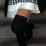 Black High Boots Size 6 Photo 3