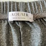 Ekouaer Women's Pajama Set Long Sleeve Sleepwear Soft Loungewear Gray Size M Photo 2