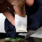 Jones New York Navy Blue Linen Dress Pleated Skirt Stripes Womens 10 Nautical * Photo 5