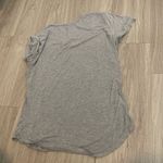 Zyia  Gray Relaxed Short Sleeve Tee Photo 2