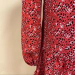 Topshop ✨SALE Ruffle Red Detail Dress US 4 NWT Photo 10