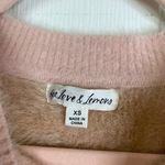 For Love & Lemons Cher Cardigan Valentine Pink Tan XS Clueless Preppy Academia Photo 4