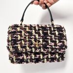 Tory Burch  New Mini Kira Tweed Top Handle Chain Wallet Crossbody Photo 3