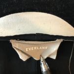 Everlane  Black Japanese Goweave V-Neck Cocoon Dress Sleeveless Womens Size L Photo 2