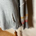 Free People Movement Womens Medium Grey Dream Catcher Hoodie Distressed Boho Gray Photo 4