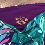 Lilly Pulitzer  Luxletic 21" Weekender High Rise Crop Leggings Don't Wanna Leaf S Photo 4