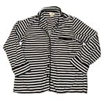 Kate Spade New York Black and White Stripe Pajama top women’s size large Photo 0