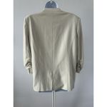Helmut Lang  Blend Ruched Sleeve City Blazer Jacket Career Minimalist Sz:12 (b46) Photo 2