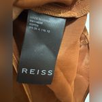 Reiss Aspen Satin Slip Skirt in Cinnamon Brown Size 10 Photo 9