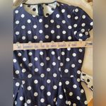 Carolina Herrera Vintage  Polka Dot Blouse Size Small Photo 5