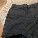 Quince  Shorts Size 6 Black Organic Cotton Utility Stretch Twill Womens‎ Photo 1