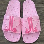 Jeffree Star s Pink Pool Side Slides Men 12/Women 14 Photo 0