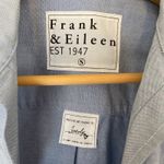 Frank & Eileen NWT  Joedy Boyfriend Fit Button Up Shirt Womens Size Small Blue Photo 4