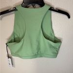 We Wore What NWT  Racerback Bra Top High Neck Fair Green Size M Photo 4