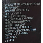 East 5th Women's Black Animal Print Little Purple/Gray Satin Like Shirt Size 10 Photo 4