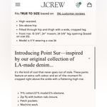 J.Crew EUC Point Sur Wide Leg Crop Pants Olive Green Size 31 Photo 7