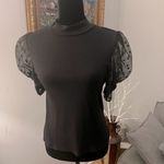 Generation Love  tee mesh polka dot heart puffy‎ sleeve tee Photo 2