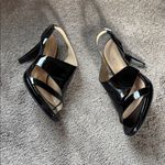 Andrew Geller  Black Theola Heels SIZE 8 Photo 2