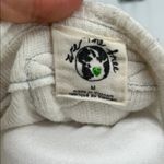 We The Free Free People  Cream Waffle Knit Raw Edge Long Sleeve Top Sz M Photo 1