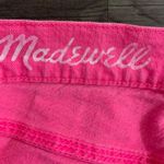 Madewell Hot Pink Denim Shorts Size 24 Photo 9