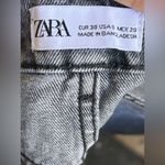 ZARA  women’s High Waist cut off Denim Shorts Photo 3