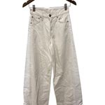 Rag and Bone Sofie Jeans Cream White Two Tone High Rise Ultra-Wide Leg Size 23 Photo 9