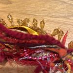 Kansas City Chiefs or ISU colors. Beautiful novelty scarf. 50 inches long. Photo 2