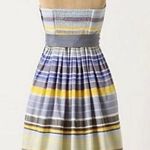 Anthropologie Maeve paraiso strapless dress Size 4 Petite  Photo 1