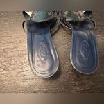 Tod's  Kitten Heels Slides in Blue Sz 11 Photo 5