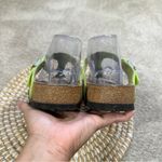 Birkenstock Women’s Neon Green Gizeh Sandals Thong Size 40/US 9 Photo 6