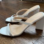 White Mule Sandals Size 10 Photo 0