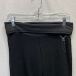 American Eagle Capri Fold Over Waist Black and Dark Gray Pants Size Medium Photo 8