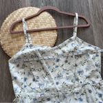 Old Navy  linen floral jumpsuit wide leg cropped feminine romantic Photo 3