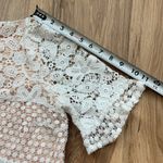 Lulus ‎ My Dearest White Lace Short Sleeve Mini Dress Size Small  Like New Photo 10