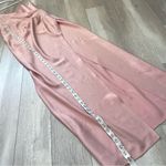 BHLDN  Freya Dress drape slit maxi womens Pink (size 6) formal wedding bridesmaid Photo 7