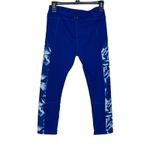 Under Armour Women's Leggings Fitted Heat Gear Low-Rise Blue White Size Medium Photo 9