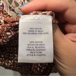 Patrons of Peace Anthropologie  Long Sleeve Boho Floral Flowy Blouse Top Medium Photo 7