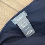 Aerie Lace-Up Front Deep Plunge High Cut One Piece Swimsuit navy blue size XXl Photo 3