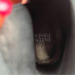 Eileen Fisher NWOB  Womens Cargo Black Leather Wedge Bootie Sz 7.5 2296 Photo 7
