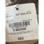 Arizona NWT  Spring Metallic Bronze Ankle Boot Bootie Women SZ 6 Memory Foam Photo 6