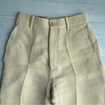 Gucci Embroidered Loved Cream Wool/Silk High Waist Wide Leg Trousers IT 38/US 2 Photo 1