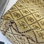 Dooney & Bourke Dooney‎ & Bourke Signature Canvas Hobo Bag Brown Leather Trim Handbag Photo 14