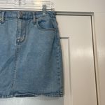 Mossimo Supply Co denim Blue Mini Pencil Skirt size 8/29. Photo 1
