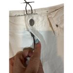 Calvin Klein  White City Short Long Bermuda Jean Denim Shorts Women Sz 6 Photo 4
