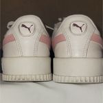 Puma Carina Wmn's Sz 7.5 White/Pink Casual Shoes Photo 4