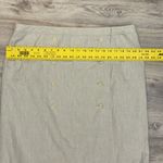 Isaac Mizrahi Heather Tan Above the Knee Button Front Silky Lined Skirt Size 18 Photo 6