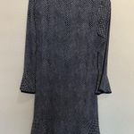 Michael Kors MICHAEL  Graph Mamba Flounce
Dress Small Navy White Bell Sleeve Photo 6