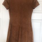 EXPRESS Brown Suede Mini Dress Photo 2